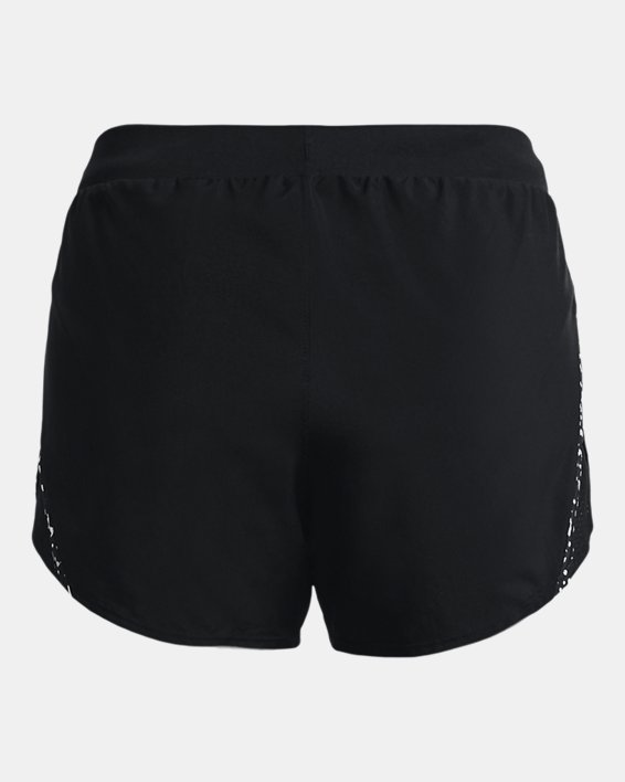 Women's UA Fly-By 2.0 Logo Graphic Shorts in Black image number 6